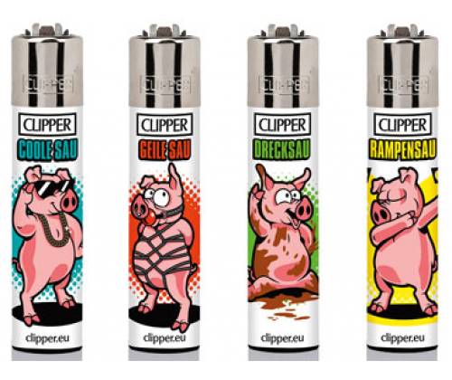Clipper Αναπτήρας Μεγάλος - Pigs - Τιμή: 1,30€