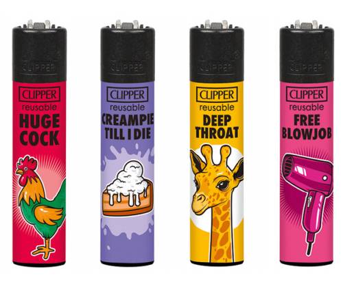 Clipper Αναπτήρας Μεγάλος - Porn Slogan #3 (Ειδική Εκδοση 18+) - Τιμή: 1,70€