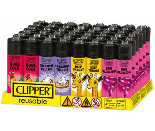 Clipper Αναπτήρας Μεγάλος - Porn Slogan #3 (Ειδική Εκδοση 18+) - Τιμή: 1,70€