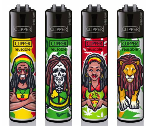 Clipper Αναπτήρας Μεγάλος - Rasta #2 - Τιμή: 1,30€