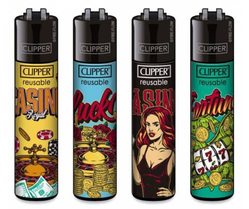 Clipper Lighter Large - Retro Bets -  Price: 1,40€