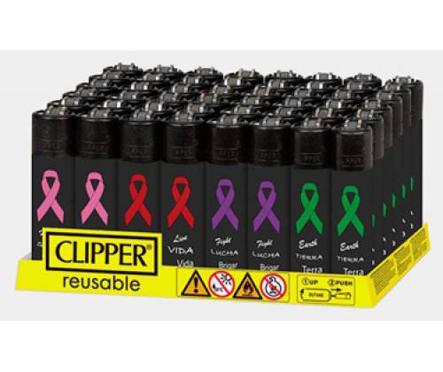 Clipper Αναπτήρας Μεγάλος - Ribbons - Τιμή: 1,30€