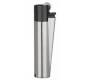 Clipper Αναπτήρας Μεταλλικός Μεγάλος - Silver & Black Metal - Τιμή: 8,90€