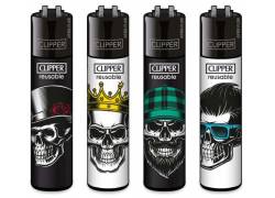 Clipper Αναπτήρας Μεγάλος - Skull Heads