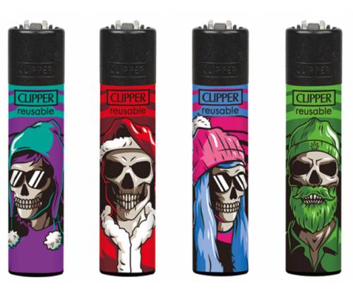 Clipper Αναπτήρας Μεγάλος - Skulls #19 - Τιμή: 1,30€
