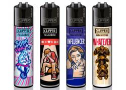 Clipper Αναπτήρας Μεγάλος - Social Media