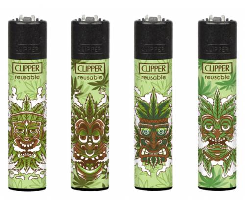 Clipper Αναπτήρας Μεγάλος - Tiki Mask - Τιμή: 1,40€