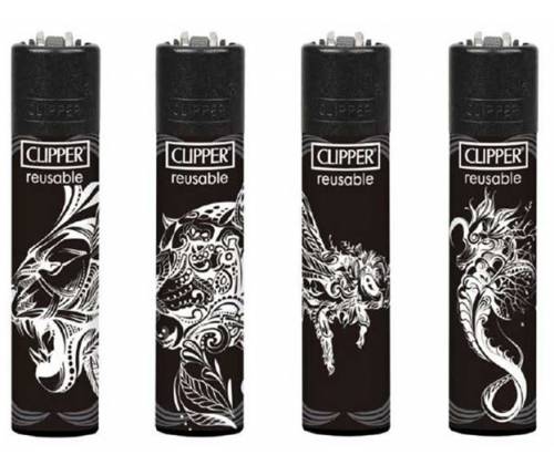 Clipper Αναπτήρας Μεγάλος - Tribal Ink - Τιμή: 1,30€