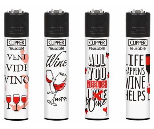 Clipper Αναπτήρας Μεγάλος - Wine - Τιμή: 1,30€