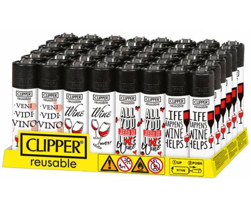 Clipper Αναπτήρας Μεγάλος - Wine - Τιμή: 1,30€