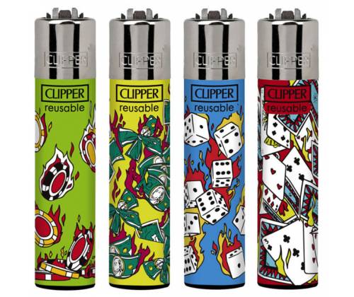 Clipper Αναπτήρας Μεγάλος - Luck on Fire -  Price: 1,30€