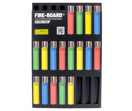 Βιτρίνα Προβολής Fire-Board για 24 Αναπτήρες Clipper - Τιμή: 12,50€