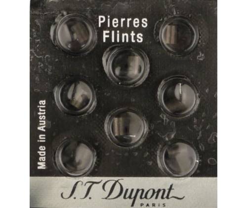 Dupont Flints Blister for Lighters Black - 8pcs -  Price: 3,95€