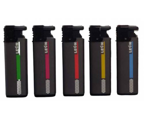 25x Leon Αναπτήρας Αντιανεμικός - Style Black (170645) - Τιμή: 21,25€