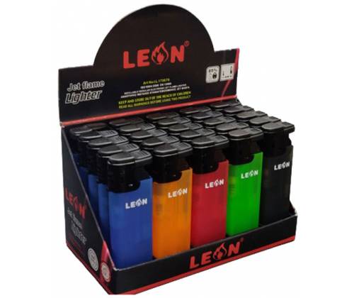 25x Leon Αναπτήρας Ηλεκτρονικός - Style Transparent (170676) - Τιμή: 21,25€