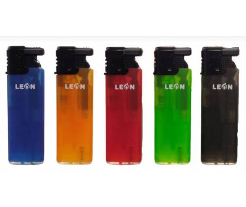 25x Leon Αναπτήρας Ηλεκτρονικός - Style Transparent (170676) - Τιμή: 21,25€