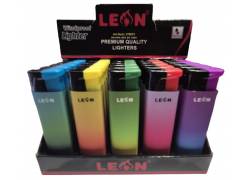 25x Leon Αναπτήρας Αντιανεμικός - Μεγάλος Exciting Colors Turbo (170973)
