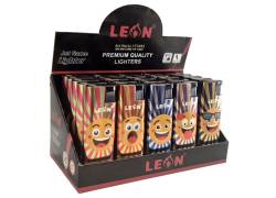 Leon Windproof Lighter - Large Happy Face (173493)