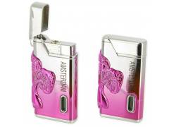 Αναπτήρας Αντιανεμικός Μεταλλικός - Amsterdam Pink Mushroom