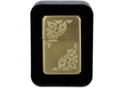 Αναπτήρας Λαδιού Πέτρας - Χρυσό Plants σε Μεταλλικό Κουτί Δώρου (3056)