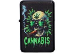 Αναπτήρας Λαδιού Πέτρας - Skull Leaf Black #1