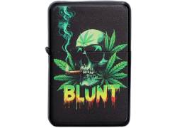 Αναπτήρας Λαδιού Πέτρας - Skull Leaf Black #4