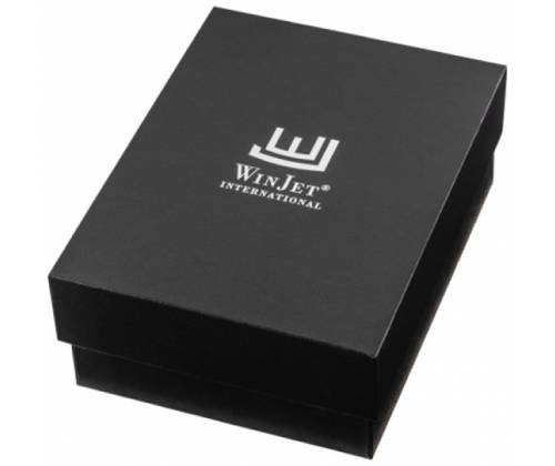 Αναπτήρας Πολυτελείας Winjet «Silver» Πέτρας σε Κουτί Δώρου - Τιμή: 42,00€