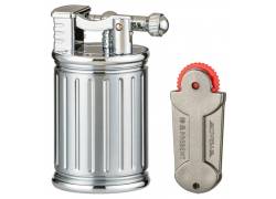 Αναπτήρας Πολυτελείας Winjet «Silver» Πέτρας σε Κουτί Δώρου