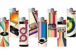 Bic Maxi Αναπτήρας Πέτρας - Μεγάλος Retro Music