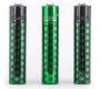 Clipper Αναπτήρας Μεταλλικός Μεγάλος - Green Mini Leaves Metal - Τιμή: 12,50€