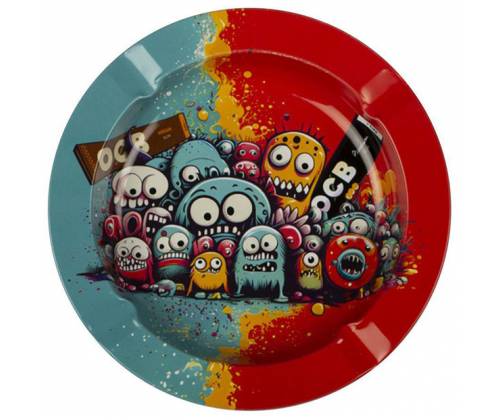 OCB Metal Ashtray - Design #1 -  Price: 2,30€