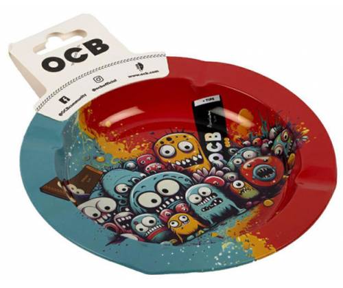 OCB Metal Ashtray - Design #1 -  Price: 2,30€