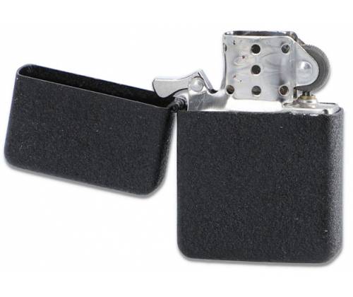 OEM Zippo Αναπτήρας Πέτρας - Μαύρο Ανάγλυφο Cracle - Τιμή: 3,50€