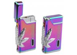 Αναπτήρας Αντιανεμικός Μεταλλικός - Rainbow Amsterdam Leaf