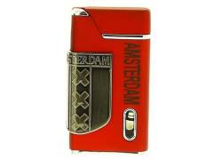 Αναπτήρας Αντιανεμικός Μεταλλικός - Red Amsterdam XXX