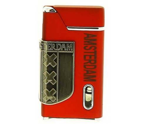 Αναπτήρας Αντιανεμικός Μεταλλικός - Red Amsterdam XXX - Τιμή: 8,90€