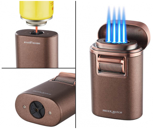 SilverMatch Windproof Lighter - 4xJet Flame Monaco (40674372) -  Price: 11,90€
