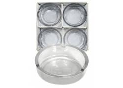 Ashtray Glass Transparent 11cm