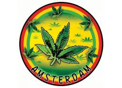 Μεταλλικό Τασάκι - Amsterdam Rasta Rainbow