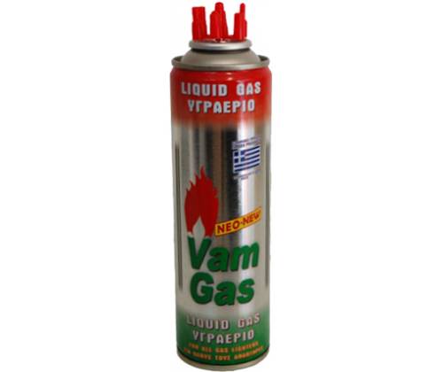 Vam Gas Αέριο για Αναπτήρες 250ml - Τιμή: 1,70€