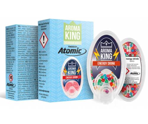 Aroma King Aromatic Capsules 100 pcs - Energy Drink -  Price: 3,80€