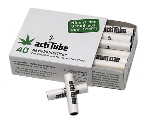 ActiTube Φίλτρα πίπας 9mm 40τεμ. - Τιμή: 4,20€