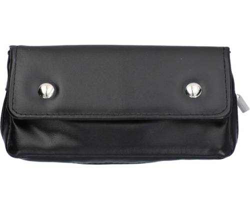 Θήκη για Πίπα Καπνού Δερμάτινη Μαύρη - Κλείνει με Κουμπιά (40001280) - Τιμή: 14,50€