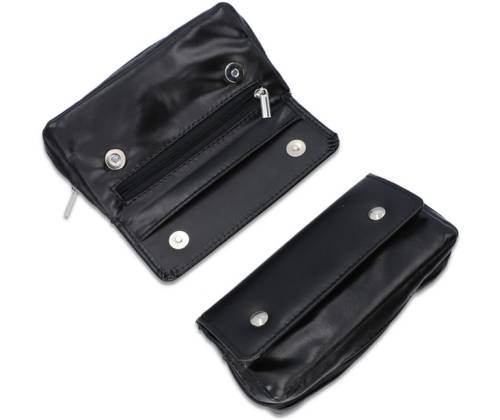 Θήκη για Πίπα Καπνού Δερμάτινη Μαύρη - Κλείνει με Κουμπιά (40001280) - Τιμή: 14,50€