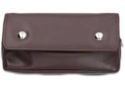 Θήκη για Πίπα Καπνού Δερμάτινη Καφέ - Κλείνει με Κουμπιά (40001281)