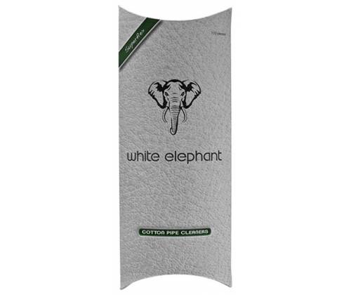 White Elephant  Καθαριστικό Πίπας Μαλακή Τρίχα από Καθαρό Βαμβάκι - 100τεμ. - Τιμή: 4,40€