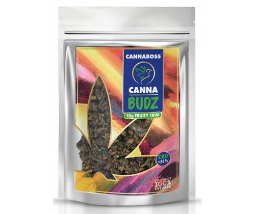 Cannaboss Ανθός Κάνναβης CannaBudz Fruity Trim 10gr (Θρύμμα) - 86% CBD - Τιμή: 12,90€