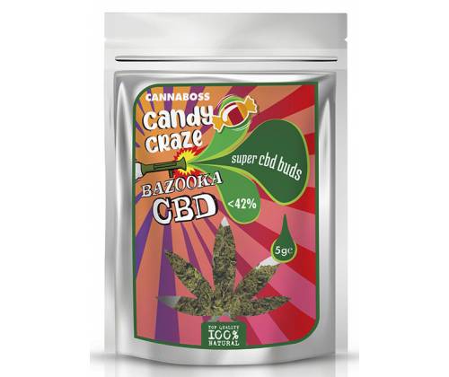 Cannaboss Ανθός Κάνναβης Bazooka CandyCrane 5gr - 42% CBD - Τιμή: 24,90€