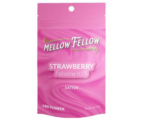 Mellow Fellow Ανθός Κάνναβης 3,5gr - CBD Strawberry - Τιμή: 23,50€