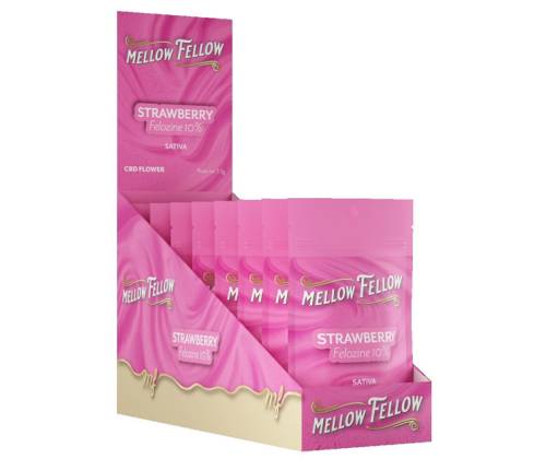 Mellow Fellow Ανθός Κάνναβης 3,5gr - CBD Strawberry - Τιμή: 23,50€